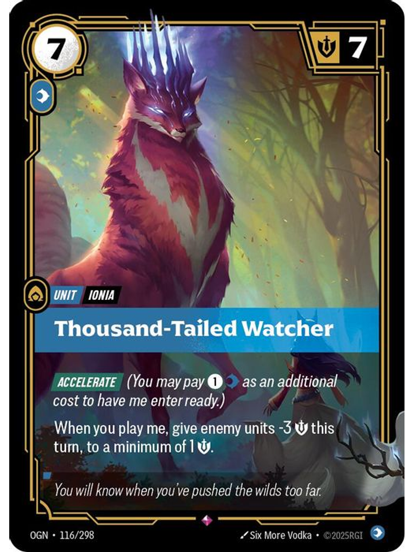 116/298 R Thousand-Tailed Watcher 1