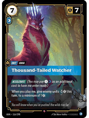 116/298 R Thousand-Tailed Watcher