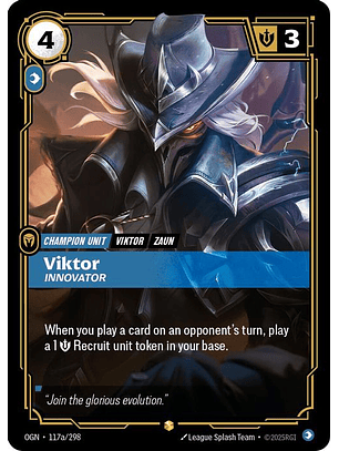 117a/298 (Alternate Art) Viktor - Innovator
