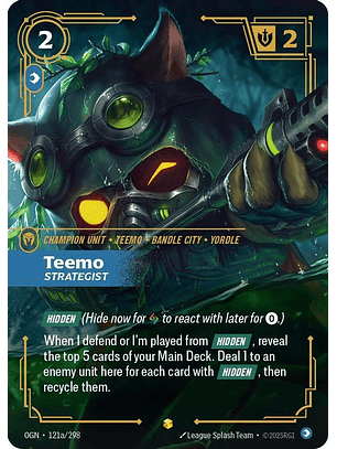 121a/298 (Alternate Art) Teemo - Strategist