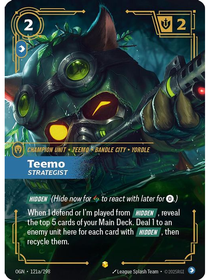 121a/298 (Alternate Art) Teemo - Strategist 1