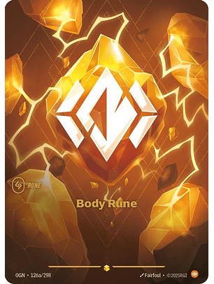 126a/298 (Alternate Art) Body Rune