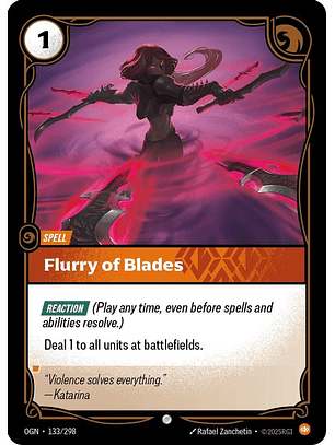 133/298 C Flurry of Blades