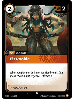 136/298 C Pit Rookie