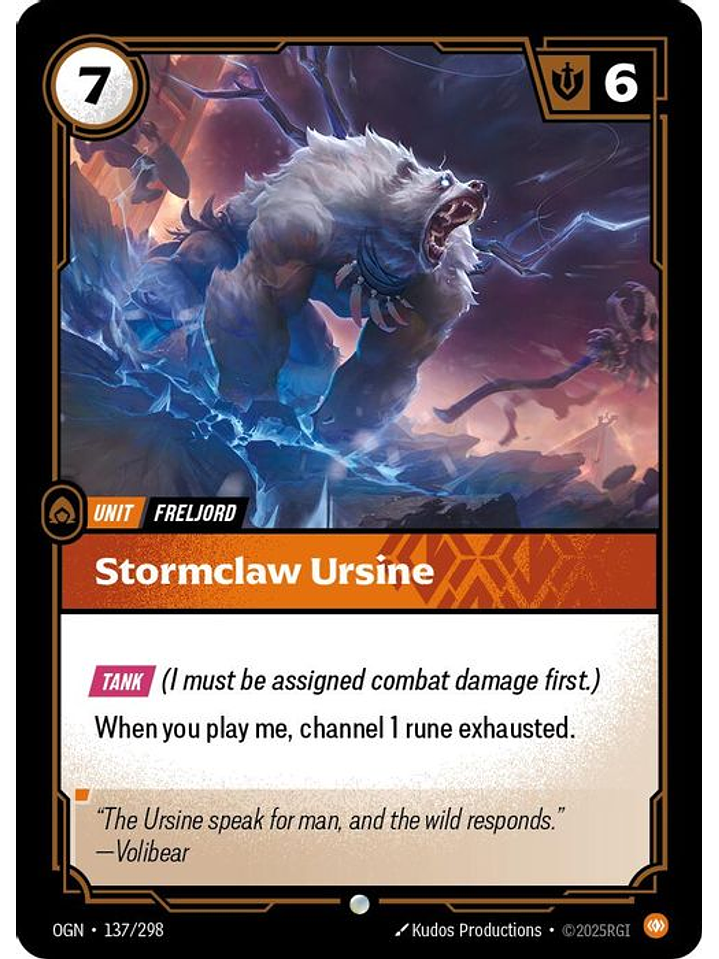 137/298 C Stormclaw Ursine 1