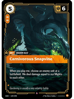 149/298 R Carnivorous Snapvine