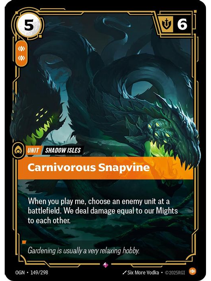 149/298 R Carnivorous Snapvine 1