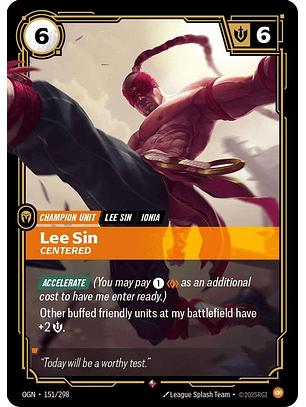 151/298 R Lee Sin - Centered