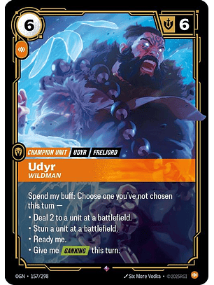 157/298 R Udyr - Wildman