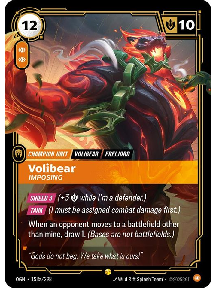 158a/298 (Alternate Art) Volibear - Imposing 1