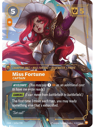 162a/298 (Alternate Art) Miss Fortune - Captain
