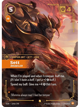 164a/298 (Alternate Art) Sett - Brawler