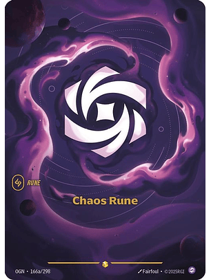 166a/298 (Alternate Art) Chaos Rune