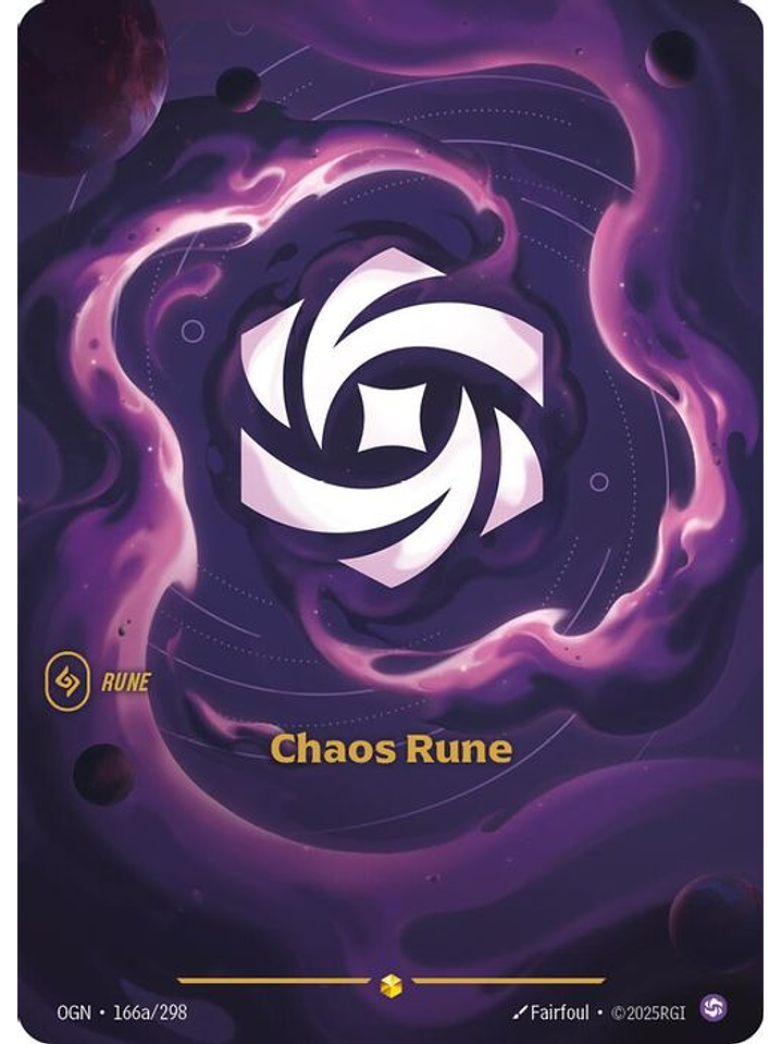 166a/298 (Alternate Art) Chaos Rune 1