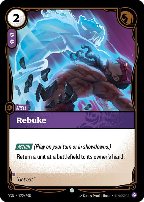 172/298 C Rebuke