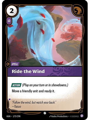 173/298 C Ride The Wind