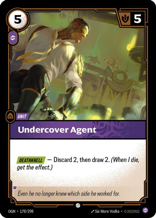 178/298 C Undercover Agent