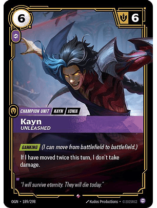 189/298 R Kayn - Unleashed