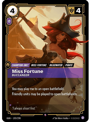 193/298 R Miss Fortune - Buccaneer