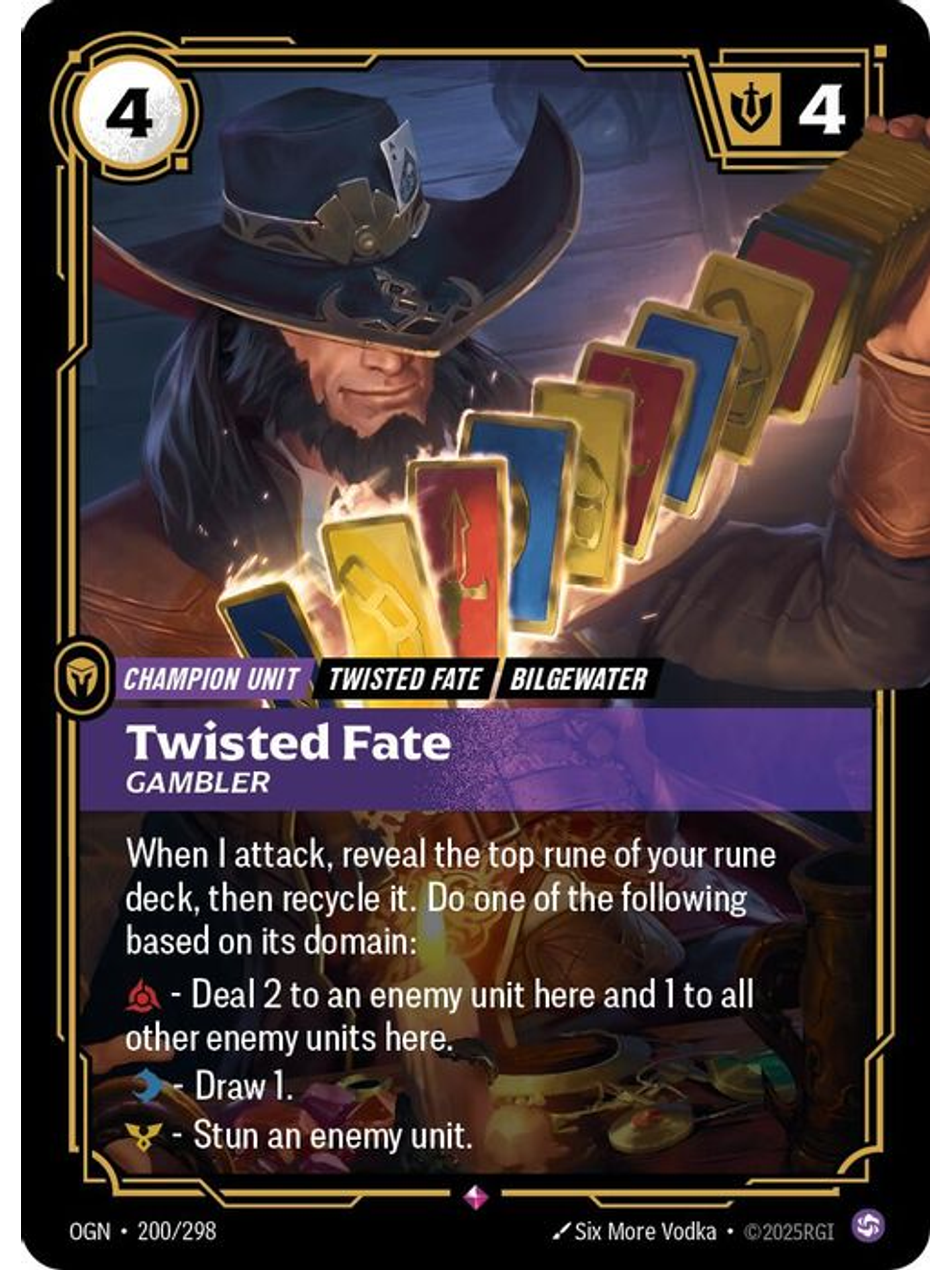 200/298 R Twisted Fate - Gambler 1