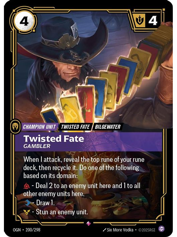 200/298 R Twisted Fate - Gambler 1