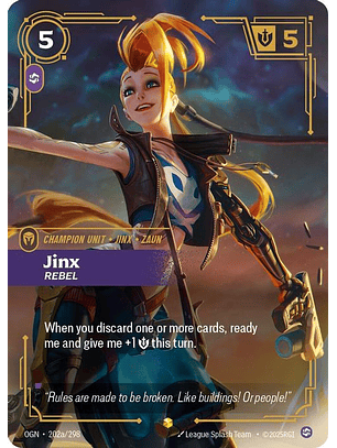 202a/298 (Alternate Art) Jinx - Rebel