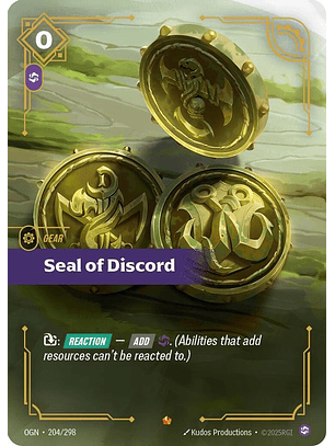 204/298 Epic Seal of Discord