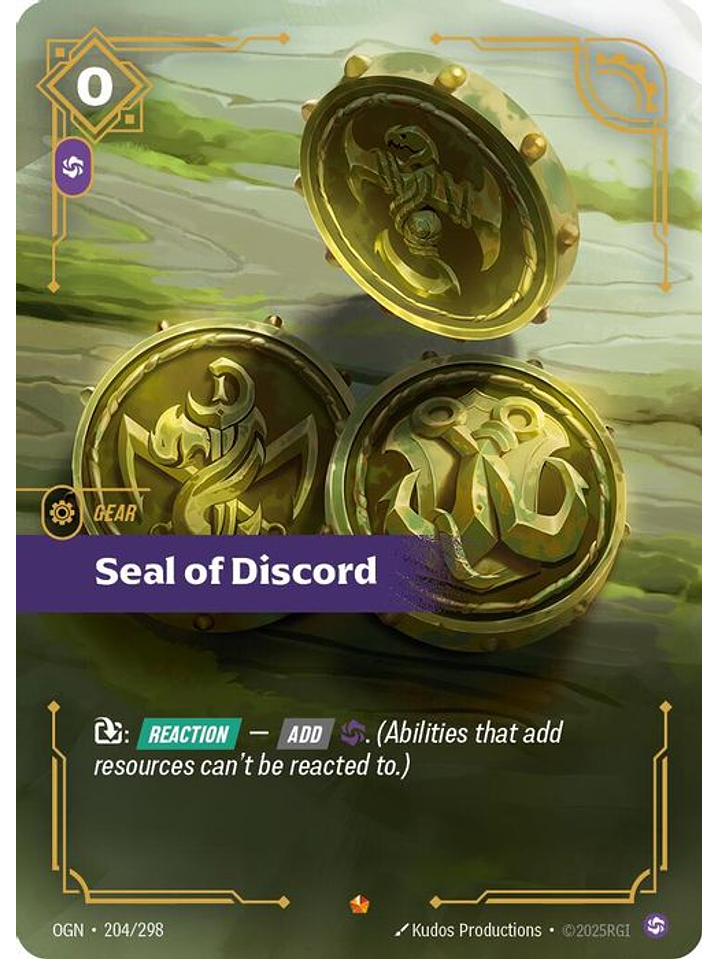 204/298 Epic Seal of Discord 1