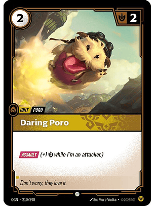 210/298 C Daring Poro
