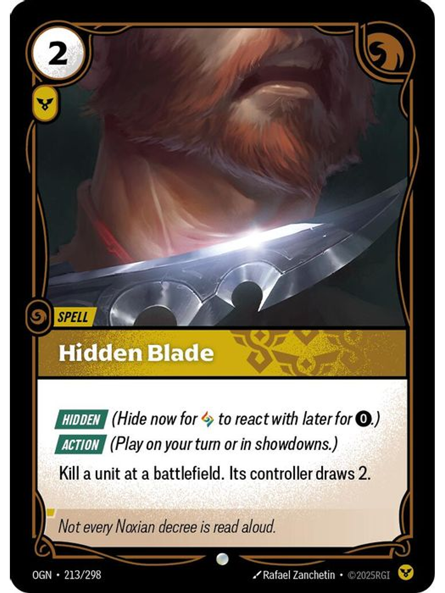 213/298 C Hidden Blade 1