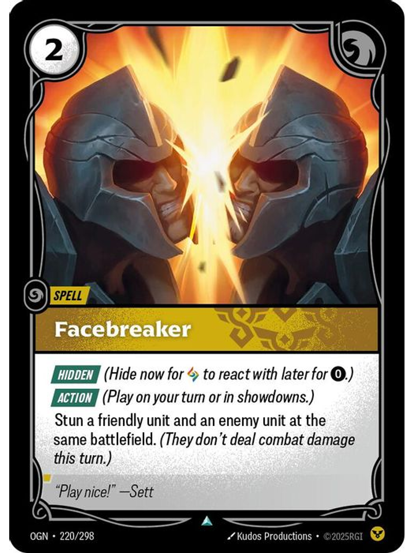 220/298 U Facebreaker 1
