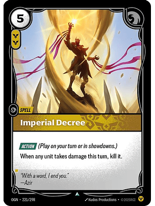 221/298 U Imperial Decree