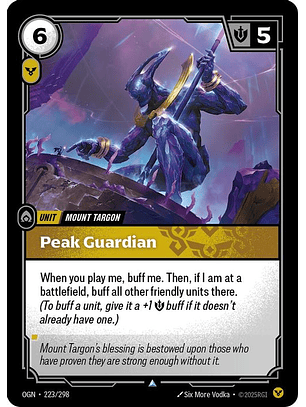 223/298 U Peak Guardian