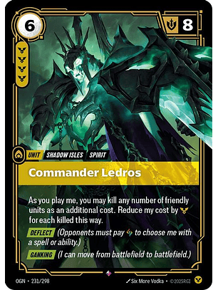 231/298 R Commander Ledros
