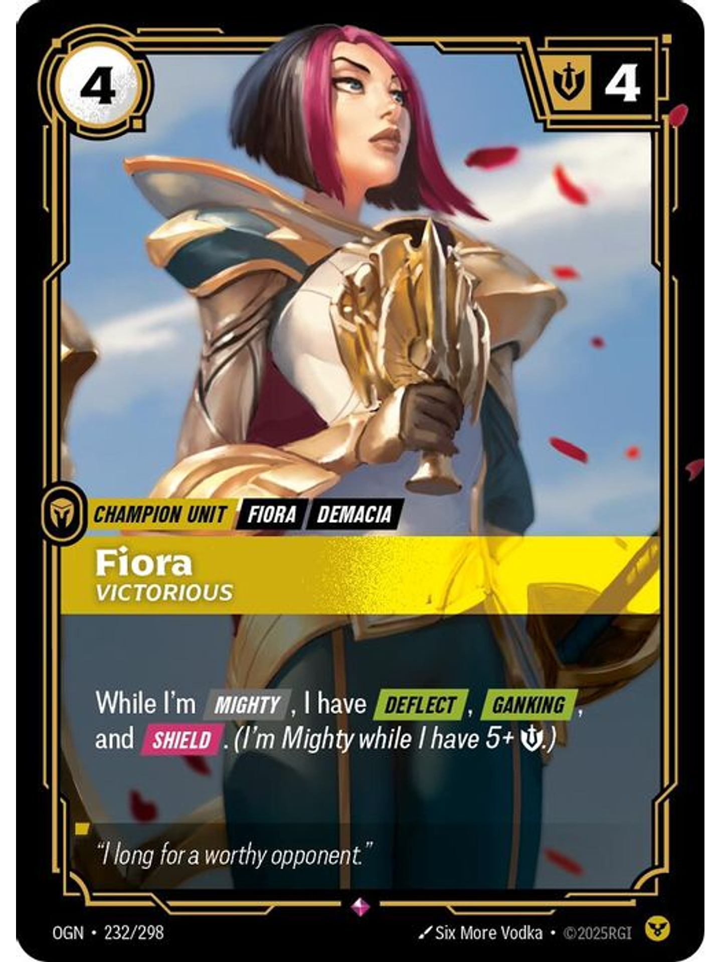 232/298 R Fiora - Victorious 1