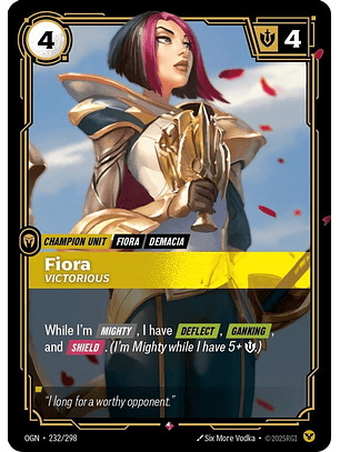 232/298 R Fiora - Victorious