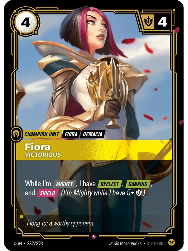 232/298 R Fiora - Victorious 1