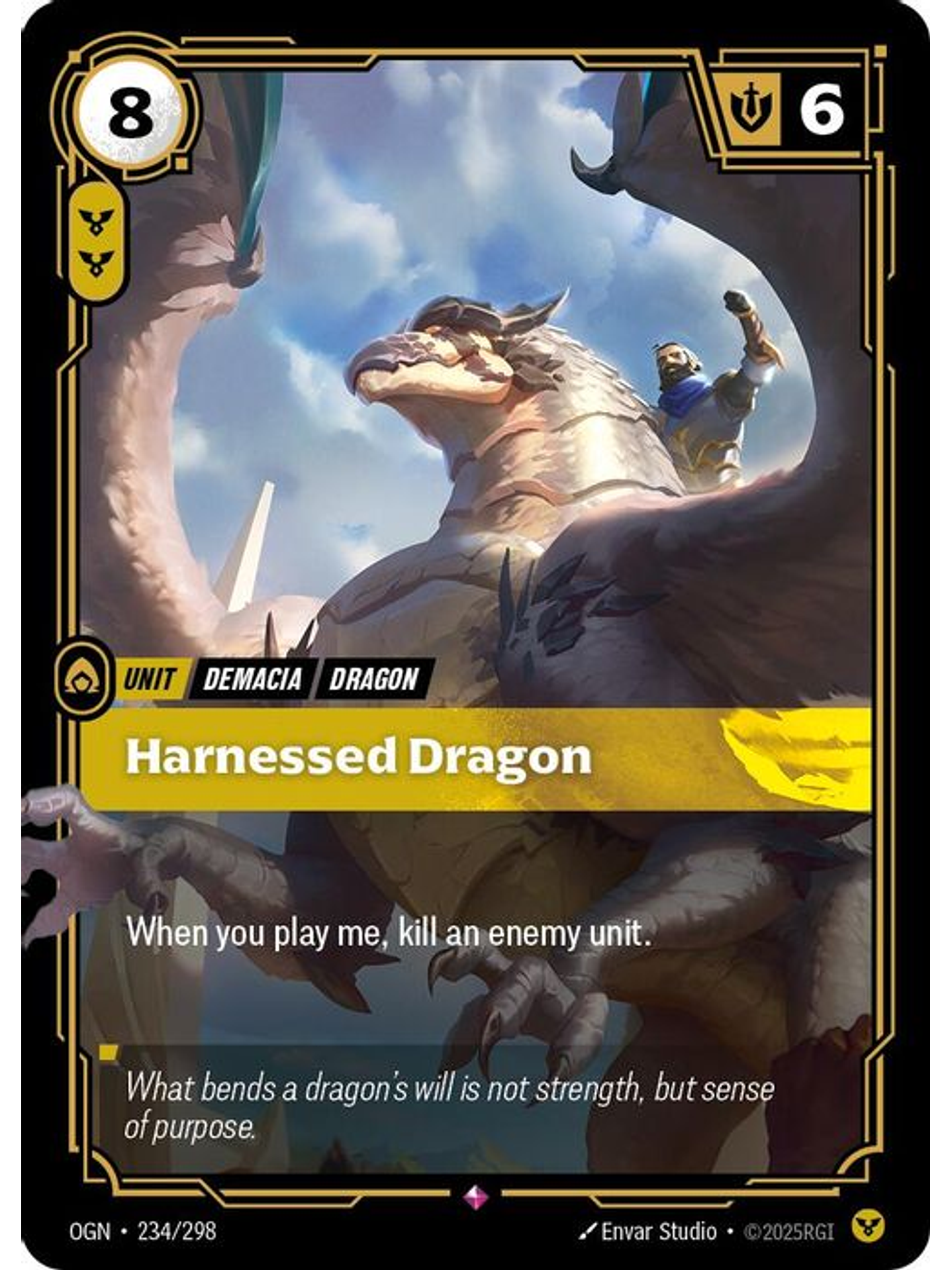 234/298 R Harnessed Dragon 1