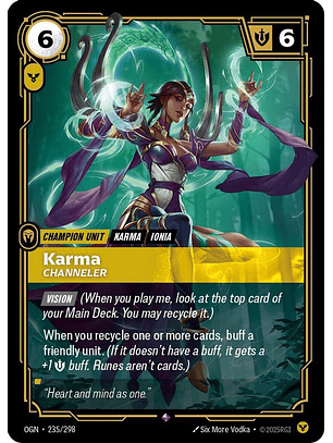 235/298 R Karma - Channeler
