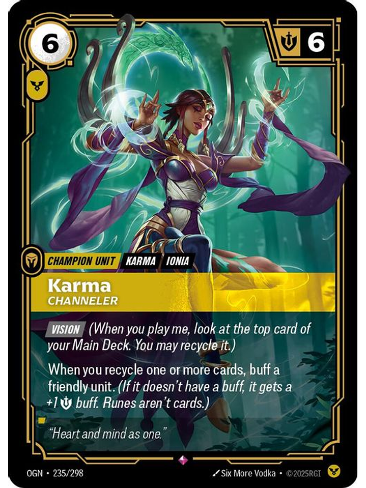 235/298 R Karma - Channeler 1