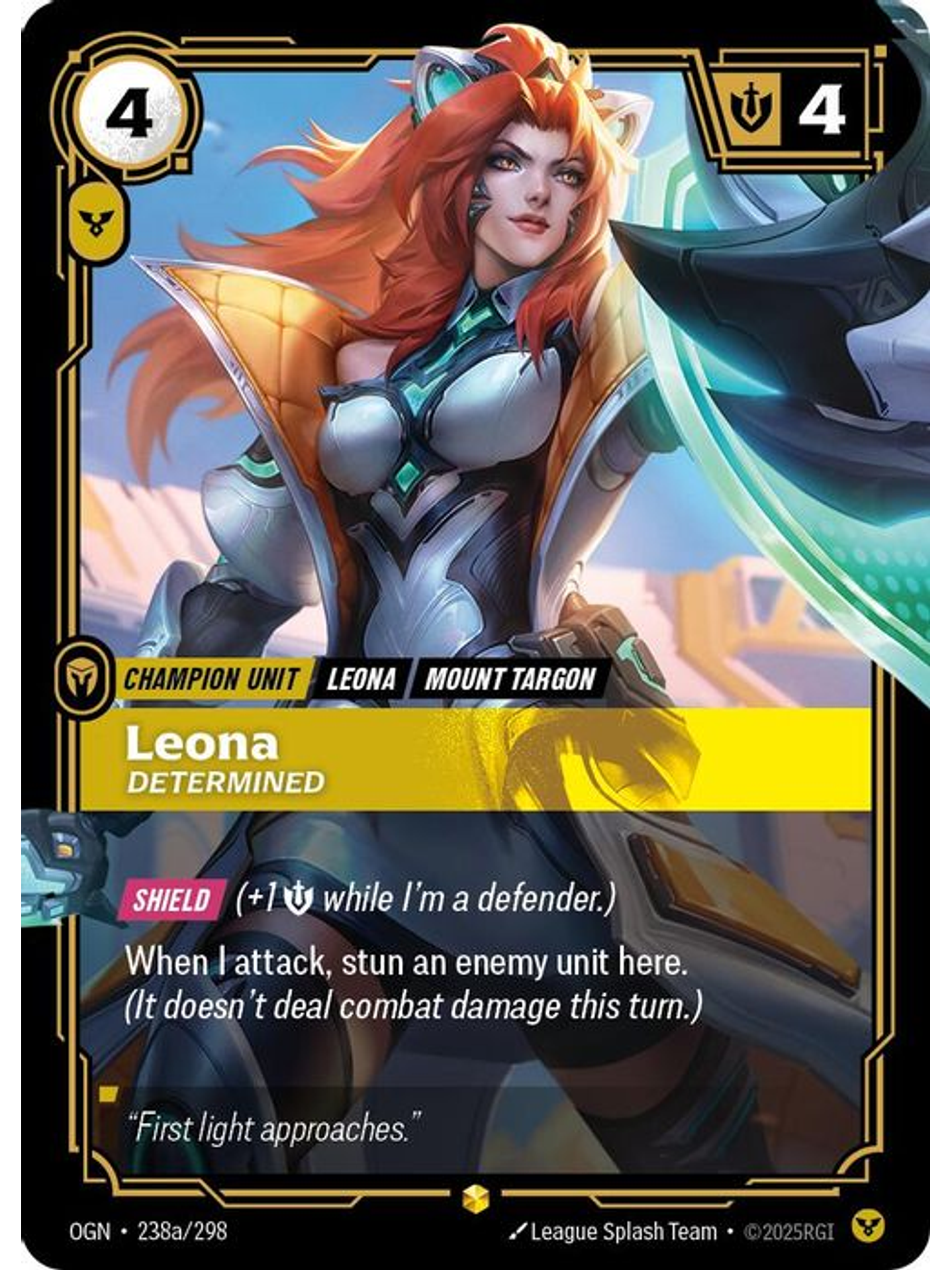 238a/298 (Alternate Art) Leona - Determined 1