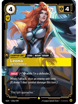 238a/298 (Alternate Art) Leona - Determined