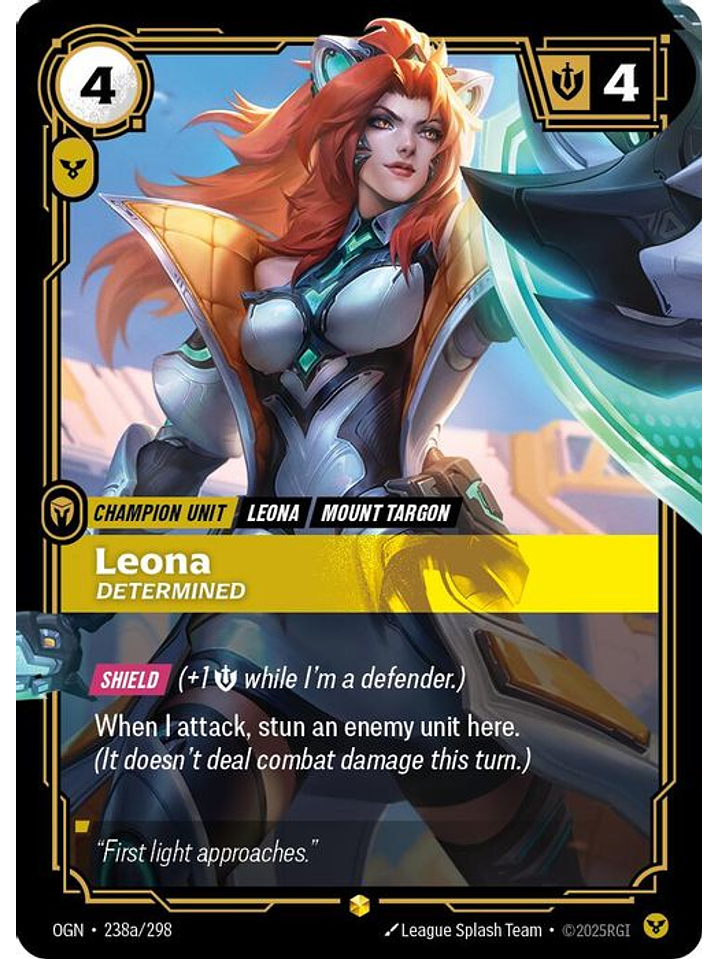 238a/298 (Alternate Art) Leona - Determined 1