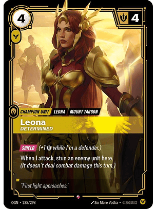 238/298 R Leona - Determined