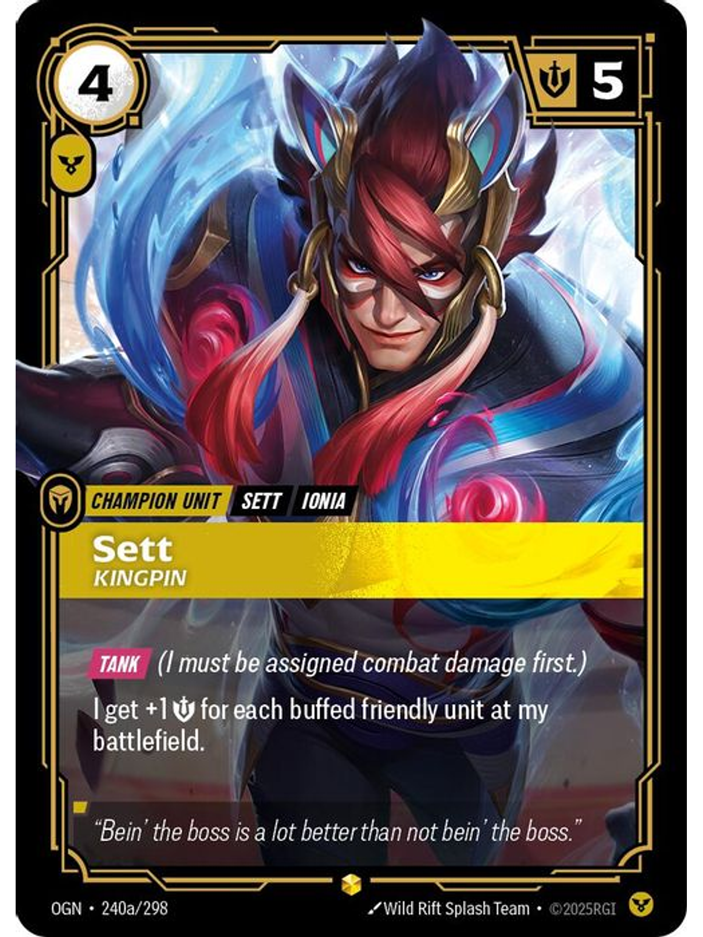 240a/298 (Alternate Art) Sett - Kingpin 1