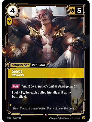 240/298 R Sett - Kingpin