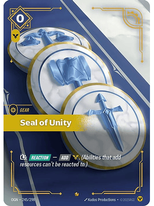245/298 Epic Seal of Unity
