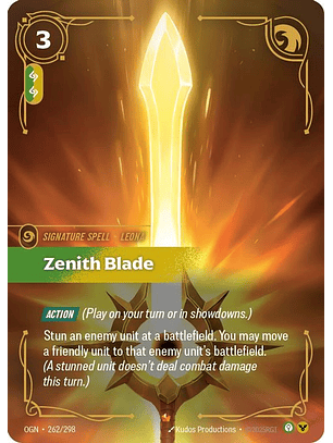 262/298 Epic Zenith Blade