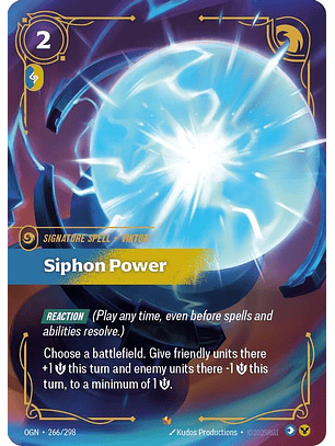 266/298 Epic Siphon Power