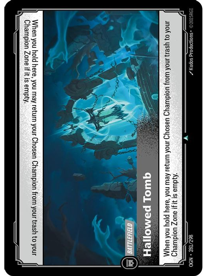 281/298 U Hallowed Tomb 1